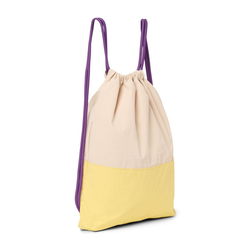 STUDIO NOOS - Patchwork Gym bag - tělocvičný vak | Butter Yellow 1