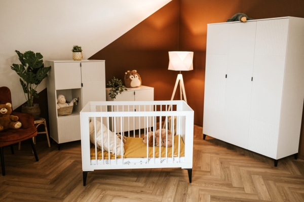 Detská posteľ KLUPŚ MIA 120x60 biela 1