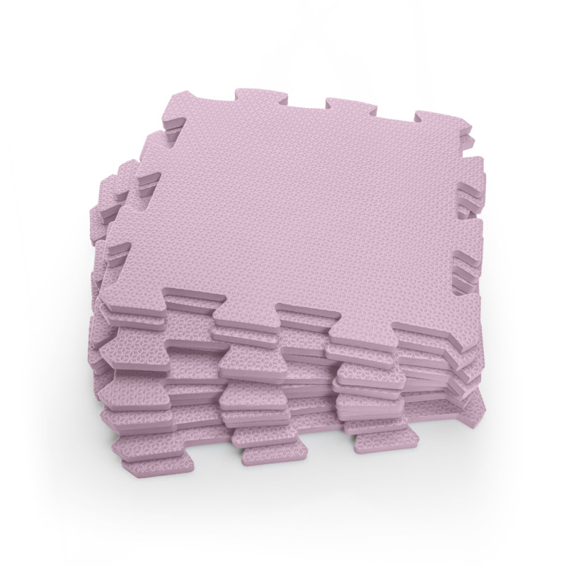Penová podložka Puzzle 30x30 cm 9ks, Sugar Pink 11