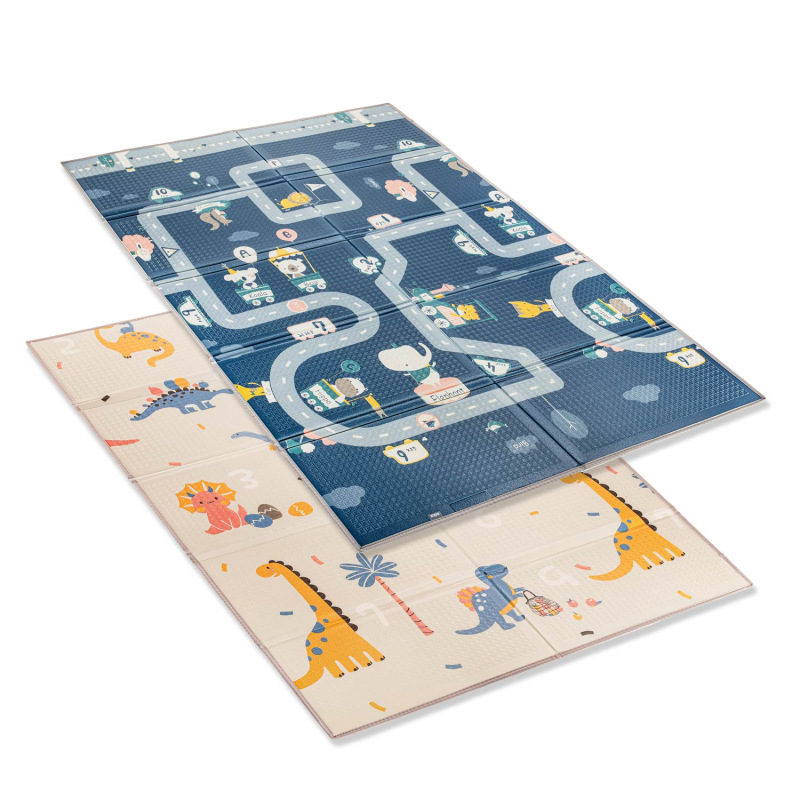 Multifunkční pěnová skládací podložka oboustranná 180x120, Dino 7