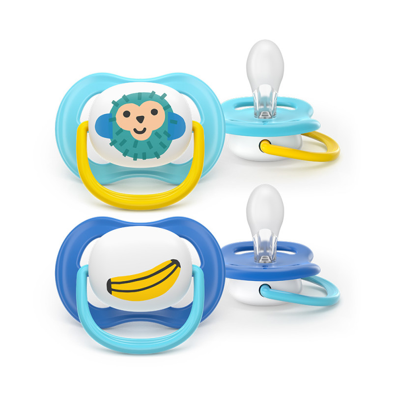 Philips AVENT Cumlík Ultra air obrázok 6-18m chlapec 2ks