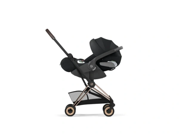 Kočík Cybex Coya Comfort 2026 rám Rosegold - Sepia Black 6