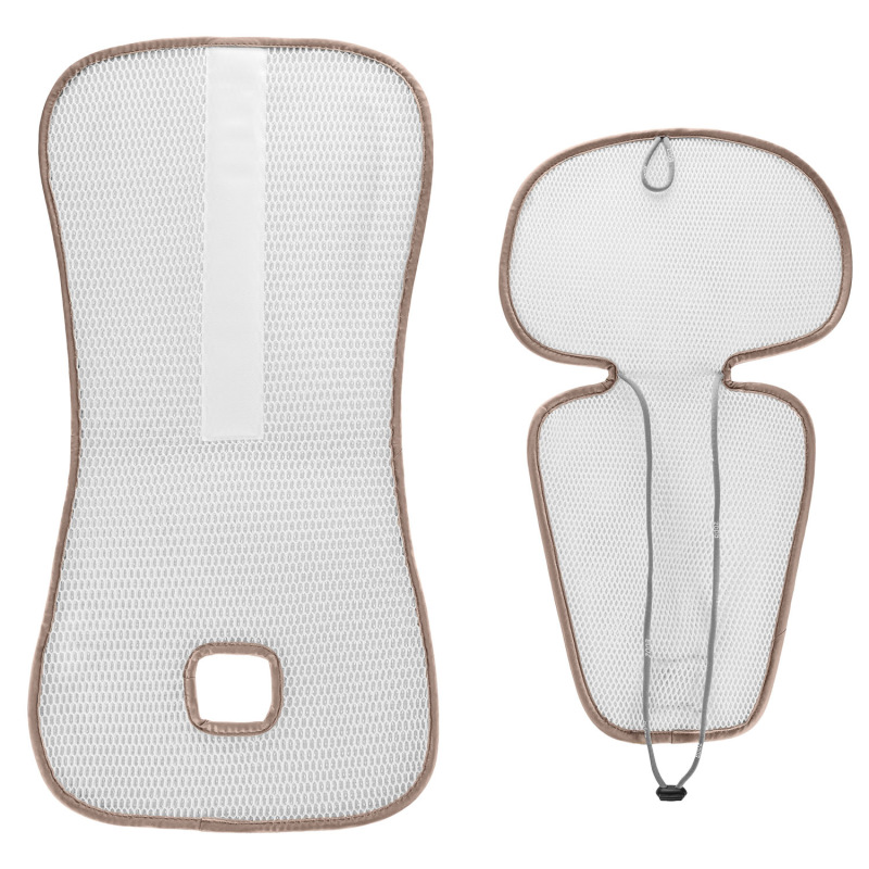 Priedušná podložka do autosedačky Breeze sk. 2/3, Coral Pink 10