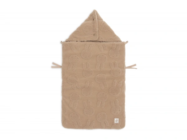 Fusak do autosedačky Miffy Jacquard Teddy Biscuit 1