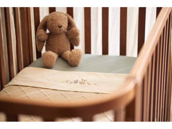 Deka 75x100cm Check Knit Oatmeal 6