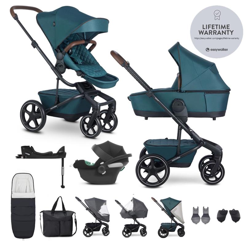 EASYWALKERHarvey⁵ Premium Jade Green XXL RWS + CYBEX Aton B2 i-Size