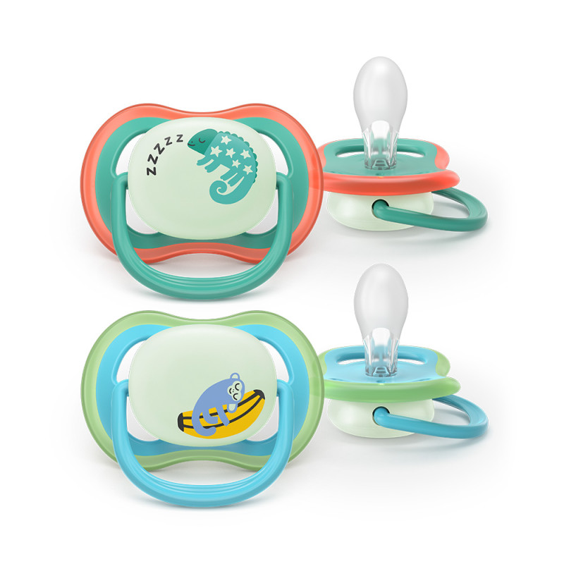 Philips AVENT Cumlík Ultra air nočný 6-18m chlapec 2ks