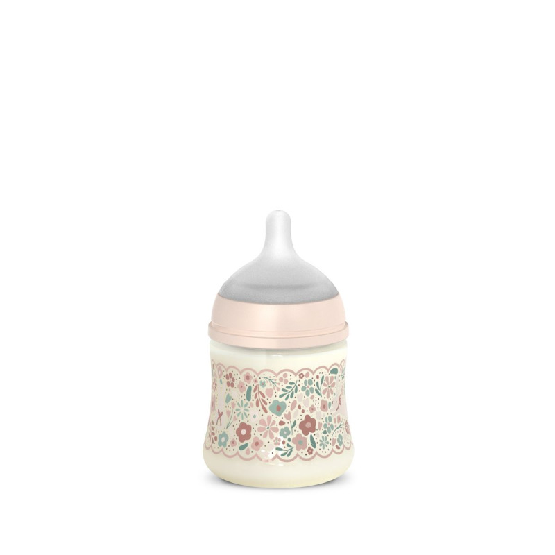 SUAVINEX | Dojčenská fľaša WONDERLAND NEW 150ml FYZIOL PRŮTOK S - ružový kvet 3