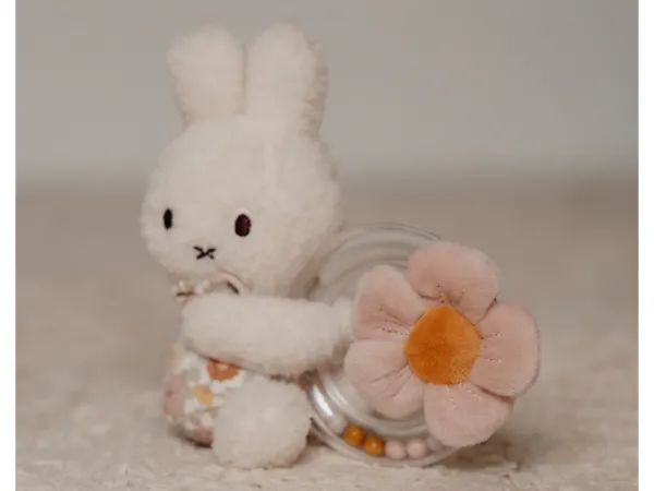 Hrkálka s korálkami králiček Miffy Vintage Kvety