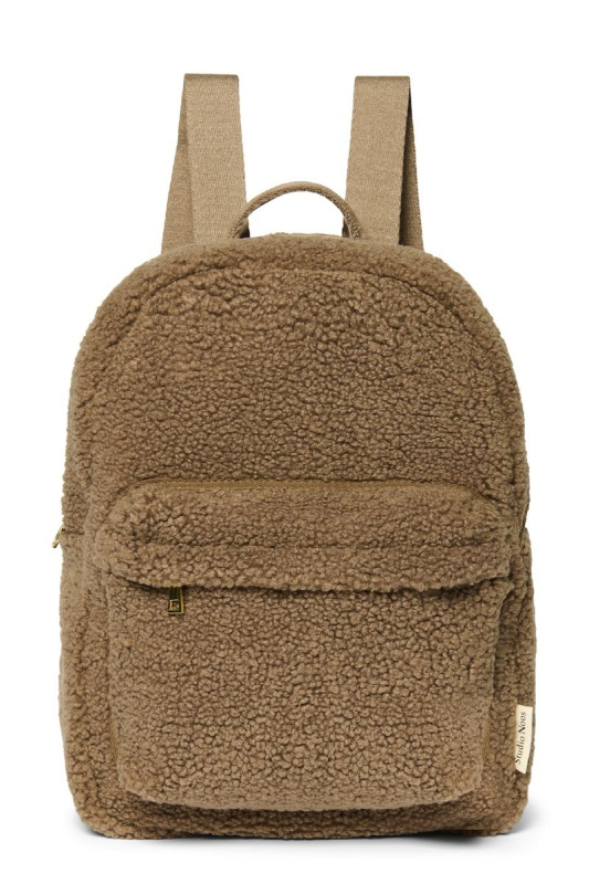 STUDIO NOOS - Teddy Midi BACKPACK - batôžtek s predným vreckom | Brown