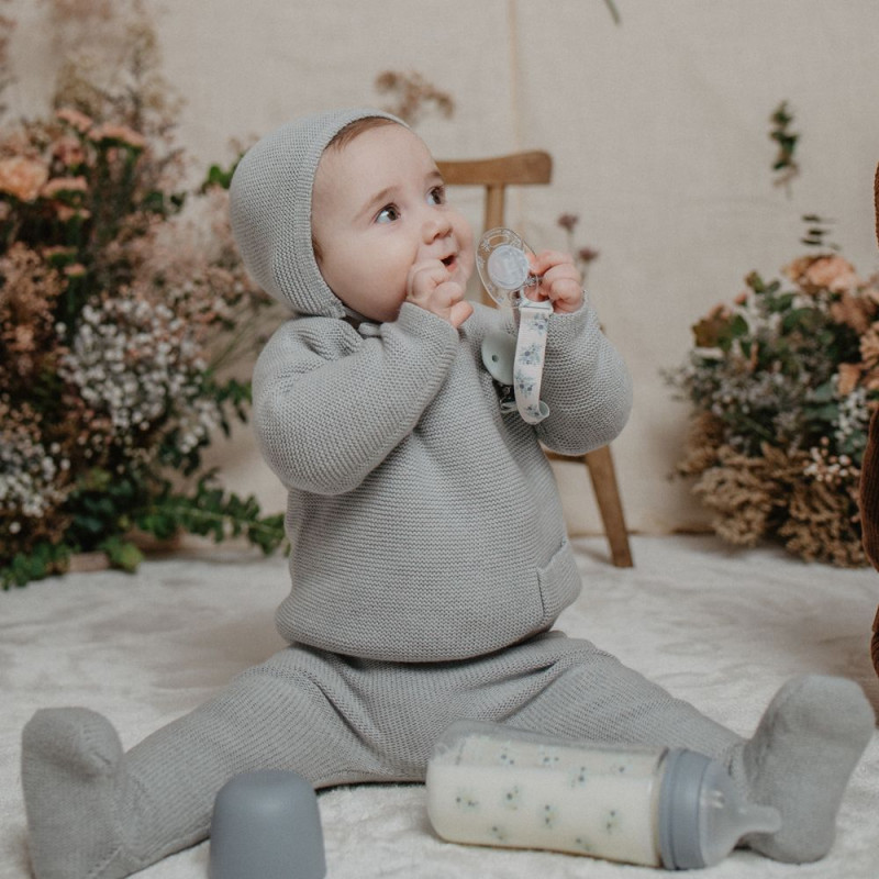 SUAVINEX | Dojčenská fľaša POETRY 360ml FYZIOL PRŮTOK L - modrá 1