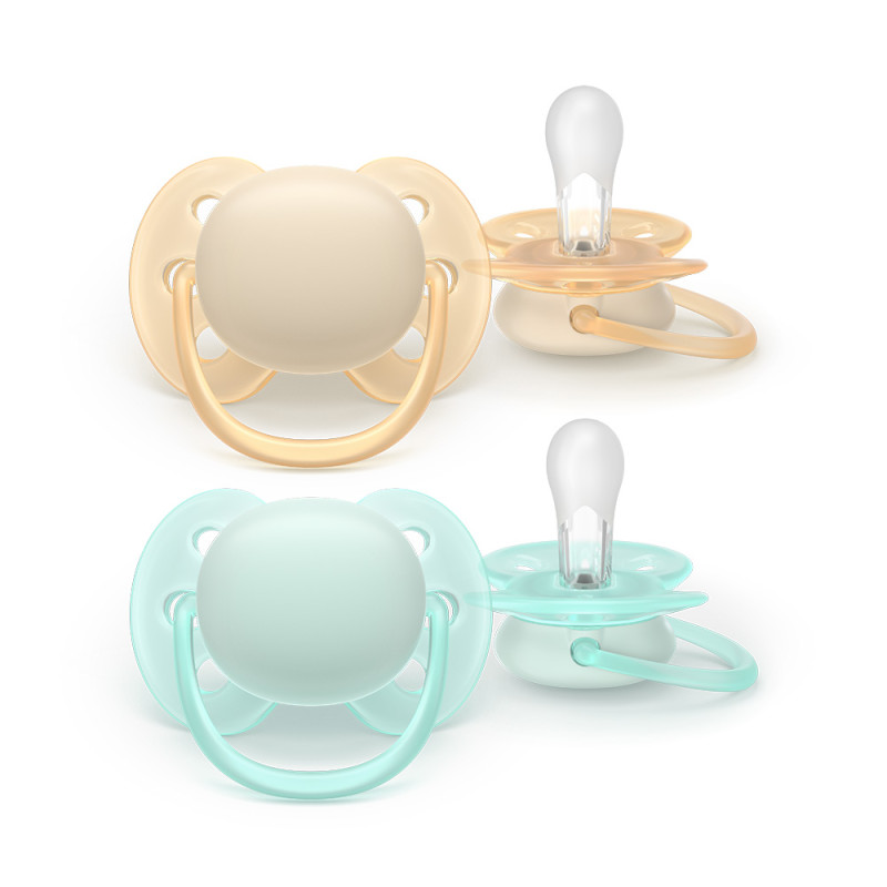 Philips AVENT Cumlík Ultrasoft Premium neutral 0-6m 2 ks