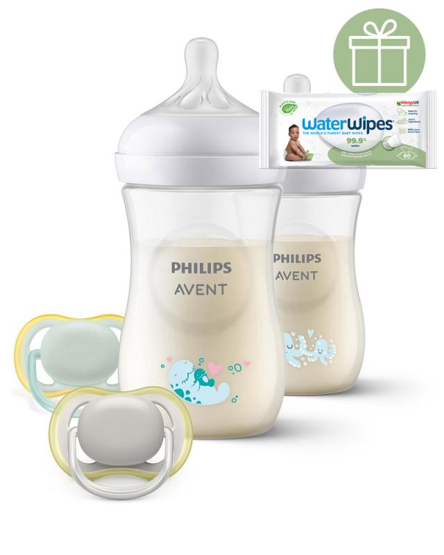 Philips AVENT Sada novorodenecká štartovacia Natural Response SCD837/11+WW Soapberry 60ks