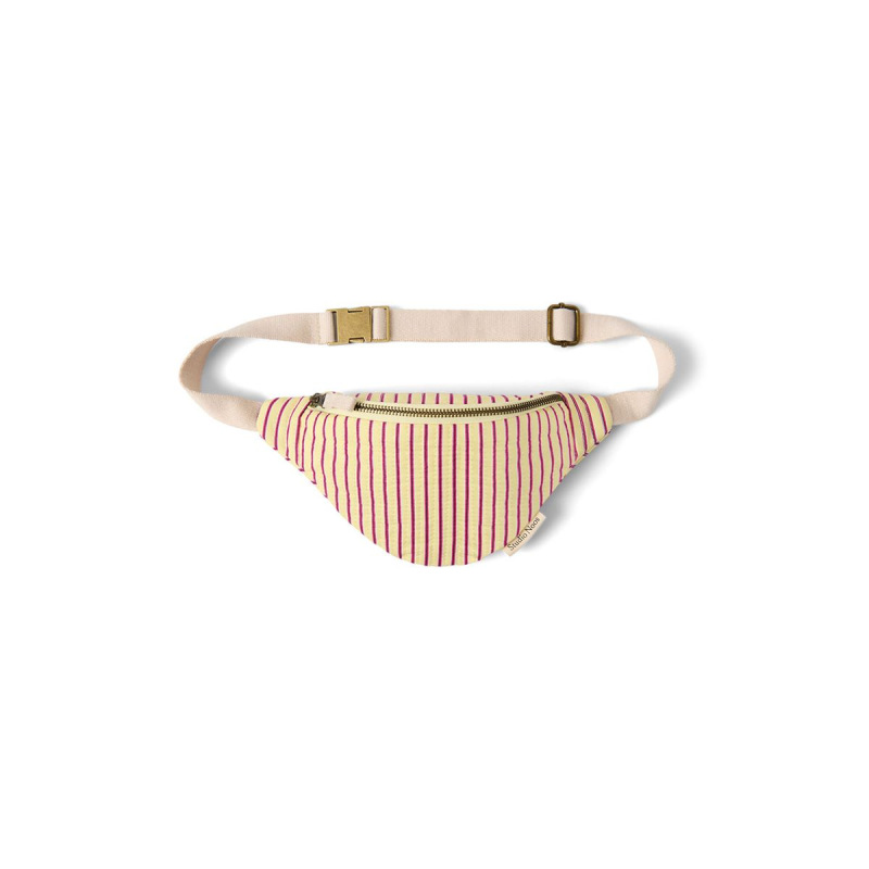 STUDIO NOOS - Poplin Mini FANNY kabelka | Butter Yellow Striped