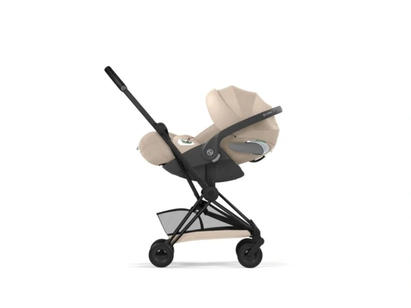 Kočík Cybex Coya Comfort 2026 rám matt black - Cozy Beige 6