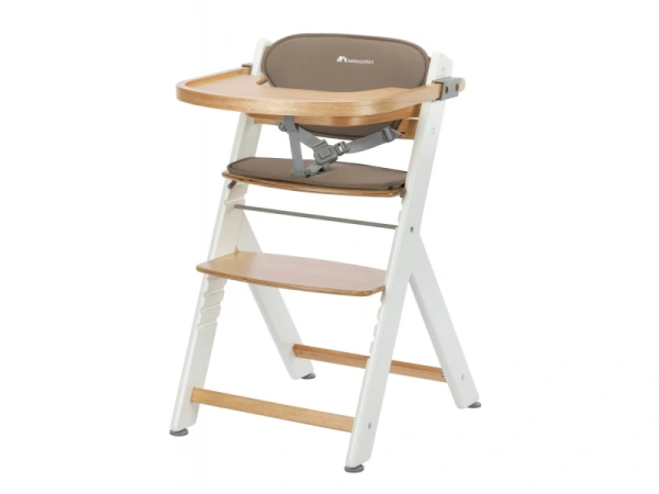 Timba stolička rastúca Light Wood s podložkou