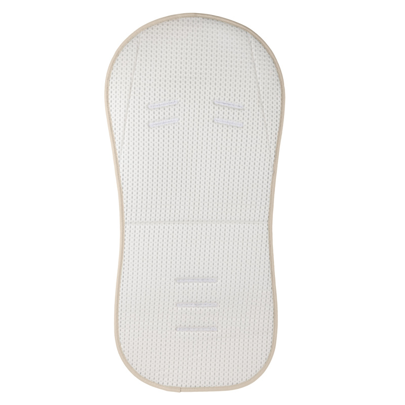 Priedušná podložka do kočíka Breeze, Emoji Beige 4