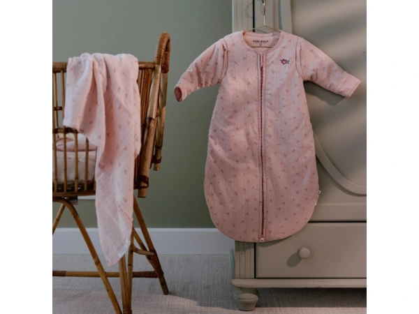 Spací vak s oddeliteľnými rukávmi 70 cm Pure Blossom 3