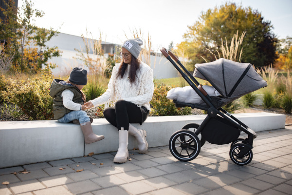 SET Športový kočík Move Cross + korba XL + adaptér + autosedačka, Night Black/Black 9