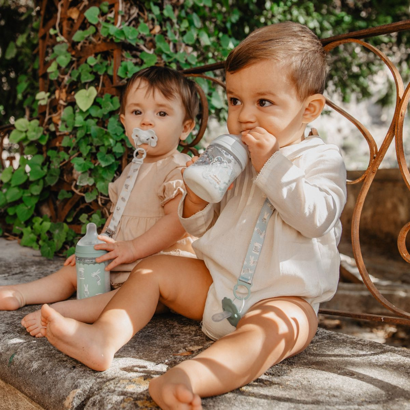 SUAVINEX | KLIP na cumlík so stuhou WONDERLAND NEW - modrý 4