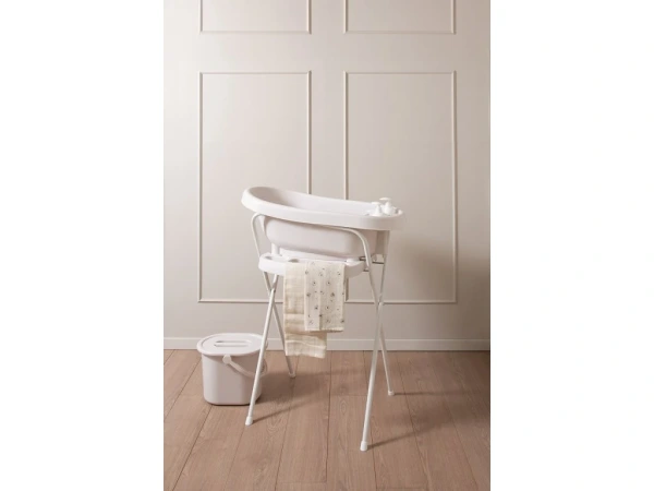 Bébé-Jou Kovový stojan Click na vaničku 103cm Light Oat/Tiny Sheep 1