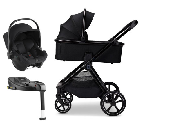 Kombinovaný kočík Moon AURA Maxi - Onyx Melange