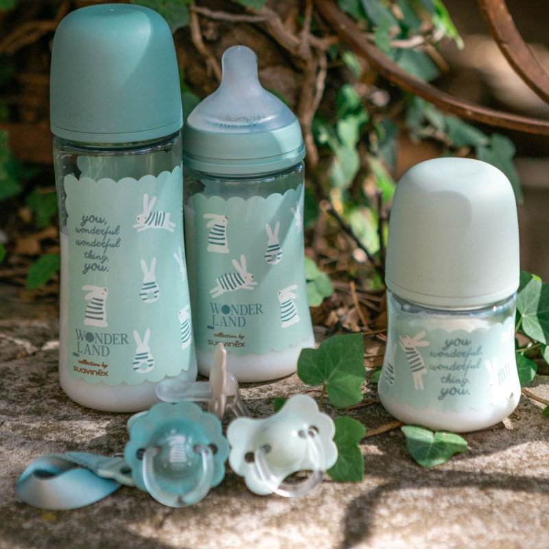 SUAVINEX | Cumlík SX PRO fyziologický WONDERLAND NEW 6/18m - zelený králik 5