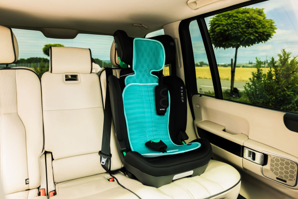 Priedušná podložka do autosedačky Breeze sk. 2/3, Ice Grey 13