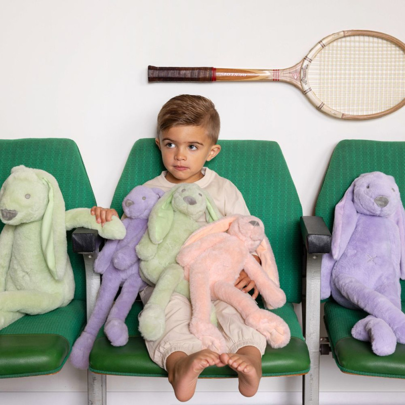 Happy Horse | Králiček Richie Tiny recyklovaný - pistáciový veľkosť: 28 cm 4