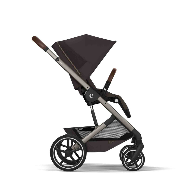Cybex Balios S Lux 2026 s hlbokou skladacou vaničkou Chocolate Brown 8