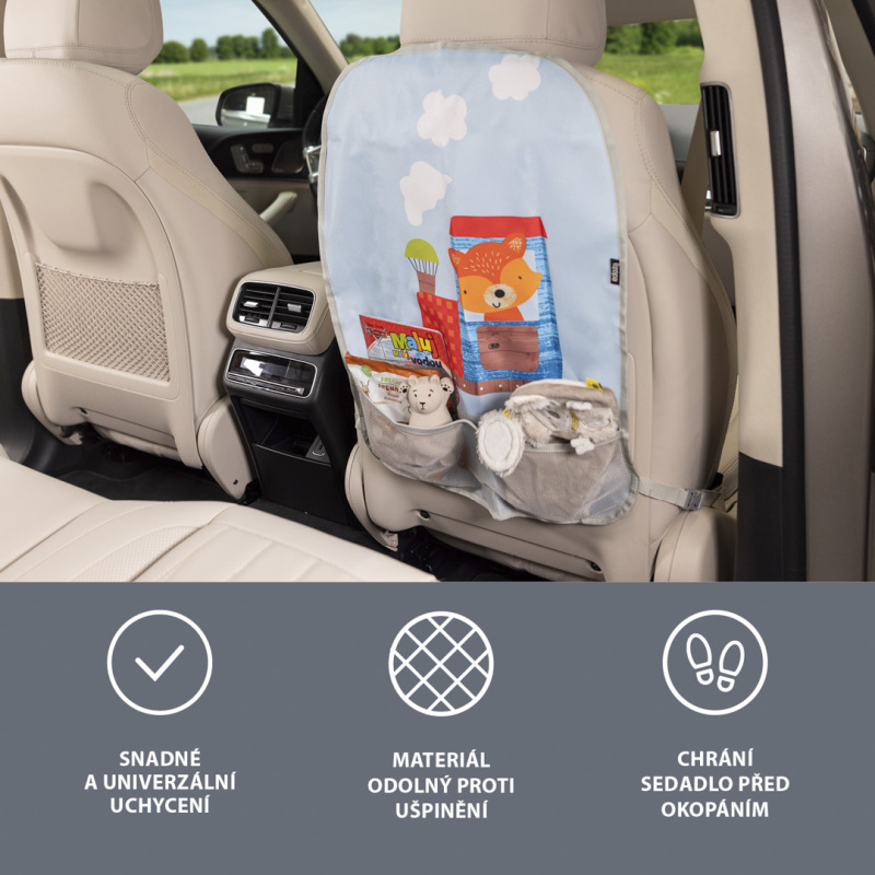 Organizér na sedadlo - zvieratka, Fox 1