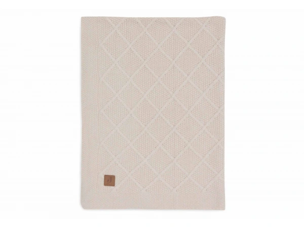 Deka 75x100cm Check Knit Oatmeal 1