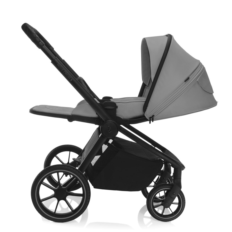 Set kočík Move Cross 5 + hlboká korba Move XL 5 + autosedačka XM podľa vlastného výberu, Shade Grey 9