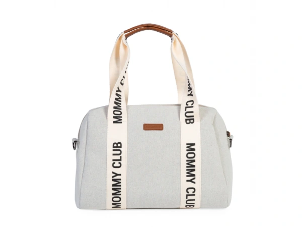 Prebaľovacia taška Mommy Club Signature Canvas Off White 3