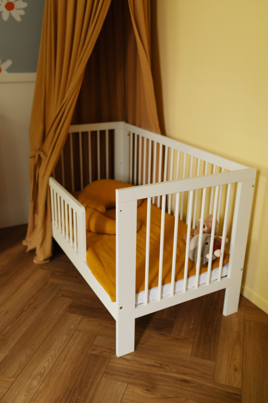 KLUPŚ Postieľka 140x70 OLIVIA biela 1