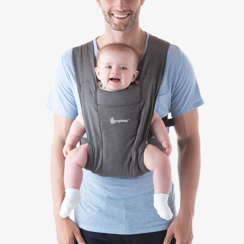 ERGOBABY | Nosič EMBRACE - SOFT KNIT - HEATHER GREY