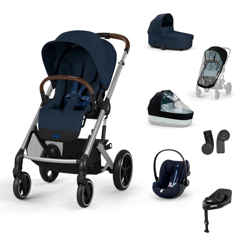 CYBEX BALIOS S Lux 2024 SET XL / OCEAN BLUE + CLOUD G plus