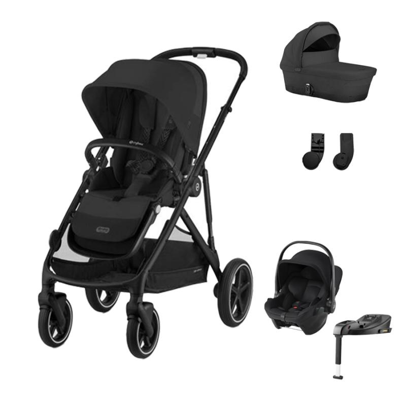 CYBEX GAZELLE Set L, MOON BLACK (Black rám)