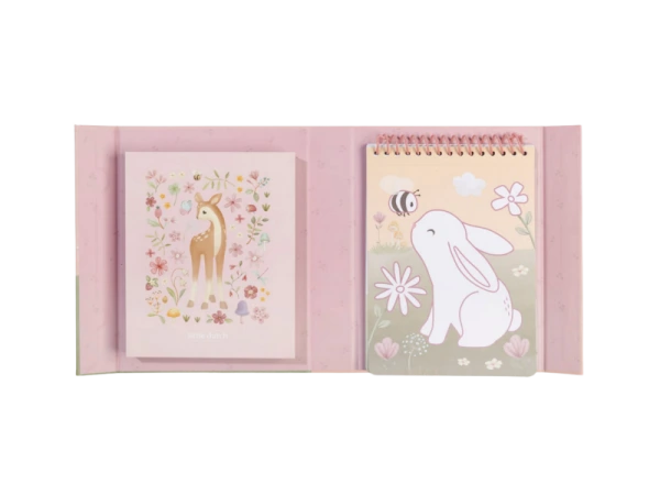Omaľovánky s pastelkami a samolepkami Rosa Fairy Garden 1