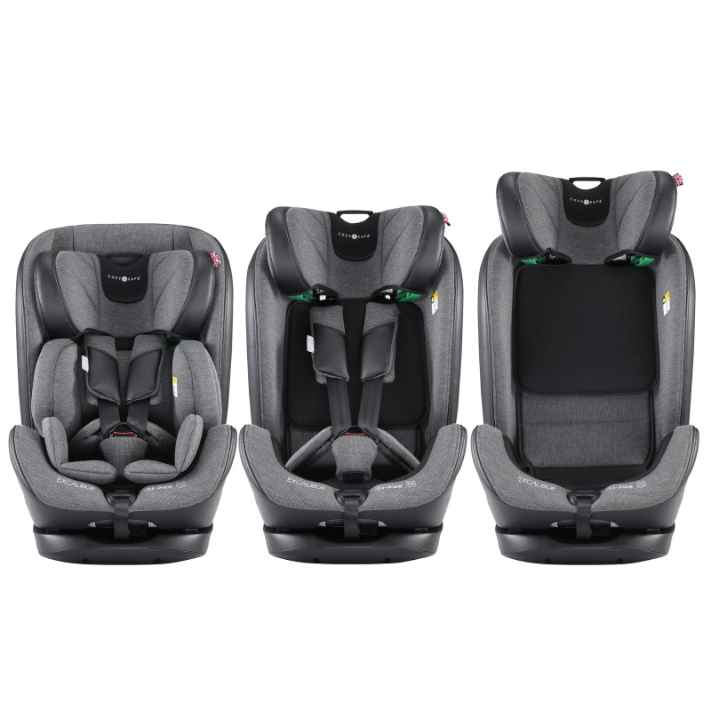 Cozy N Safe EXCALIBUR i-Size autosedačka 76-150, Black/Grey 2025 2