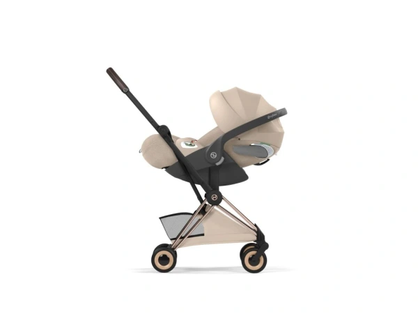 Cybex COYA Style 2026 rám RoseGold - Cozy Beige 6