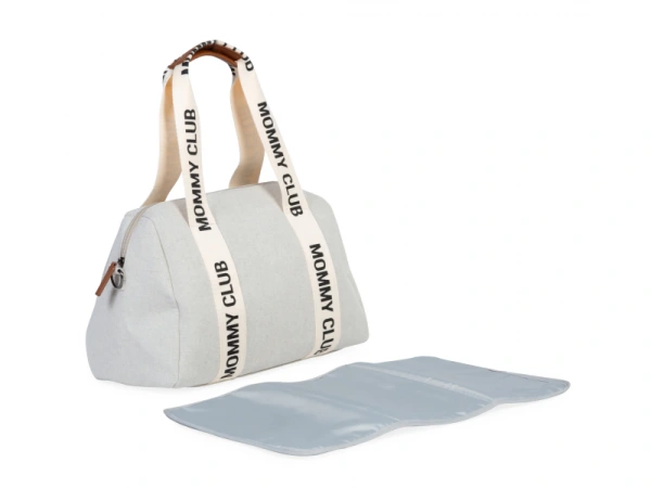 Prebaľovacia taška Mommy Club Signature Canvas Off White 2