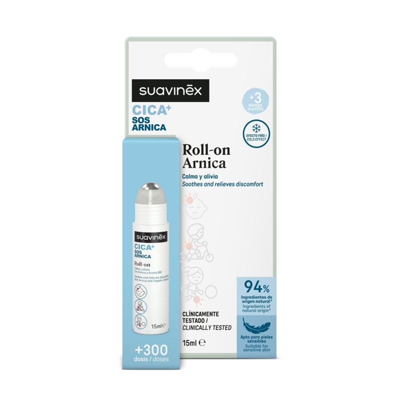SUAVINEX | CICA arniková Tyčinka roll-on upokojujúca - 15 ml 5