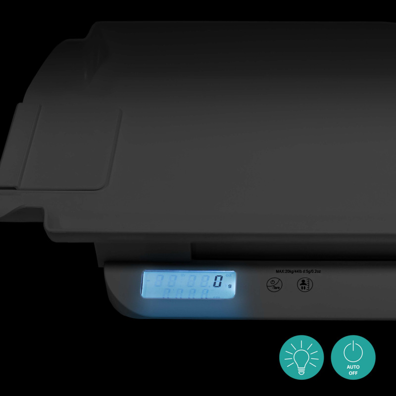 Digitální dětská váha s metrem 9