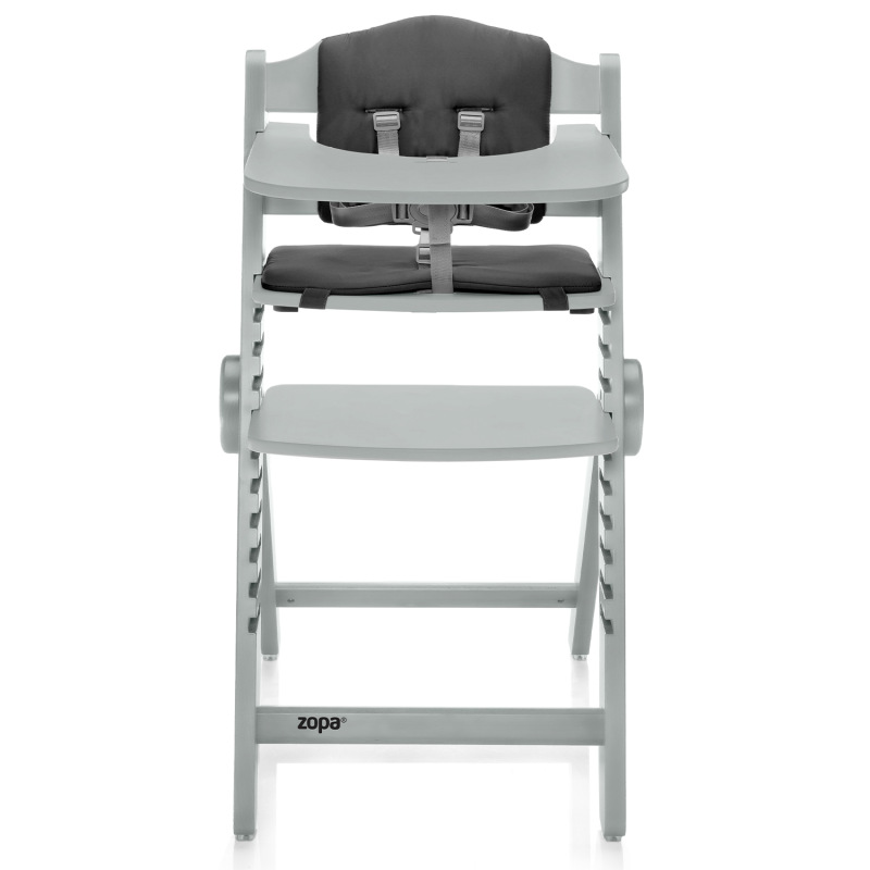 Drevená jedálenská stolička Clipp & Clapp, Grey 9