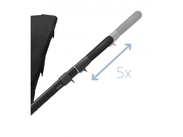 Oxford kočík + vanička Oria Essential Black 9