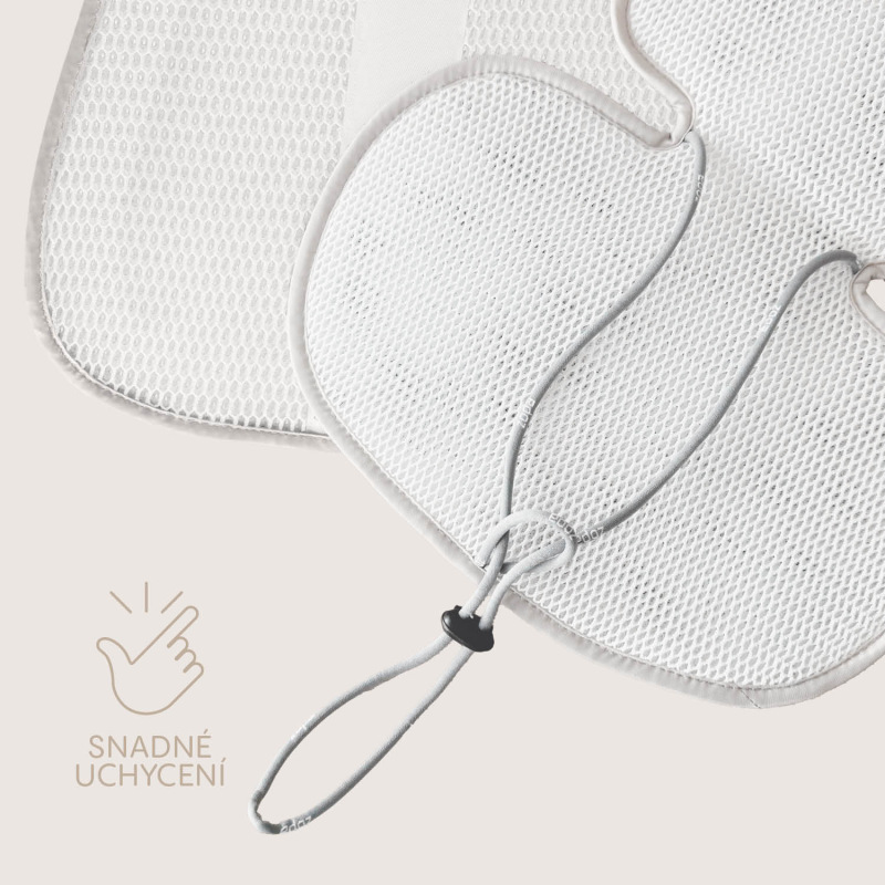 Priedušná podložka do autosedačky Breeze sk. 2/3, Coral Pink 4