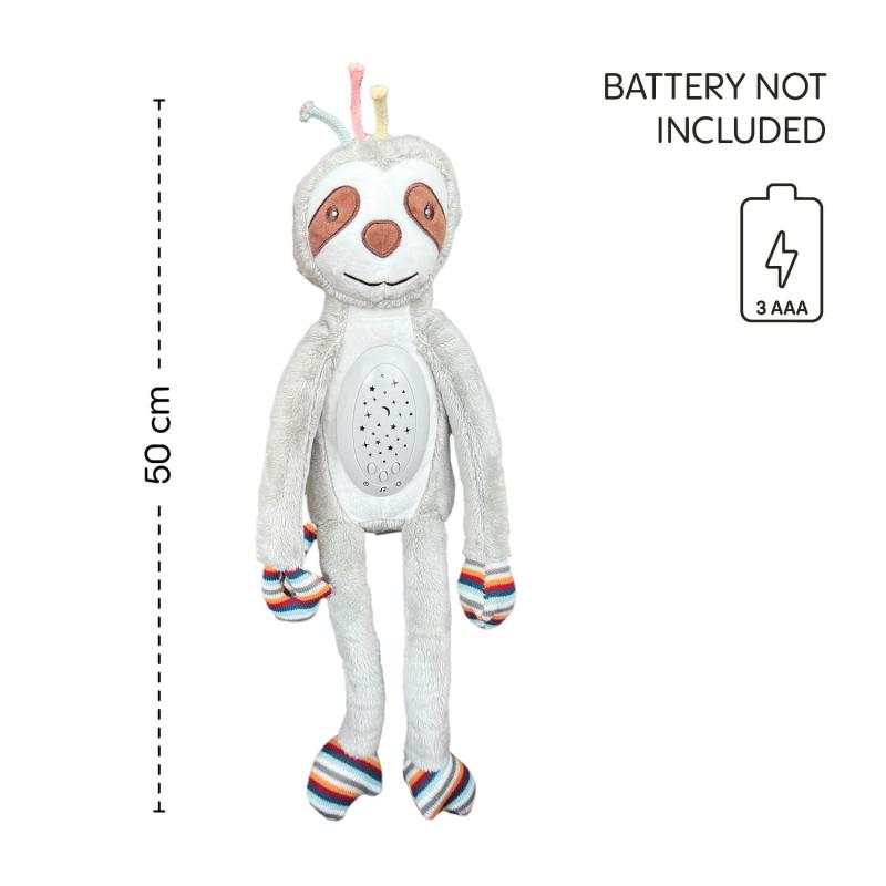 Plyšový detský spáč s projektorom a melódiami, Raccoon 11