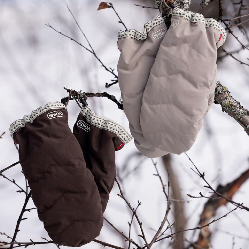 Voksi Stroller Mitten Limited clay snow 2
