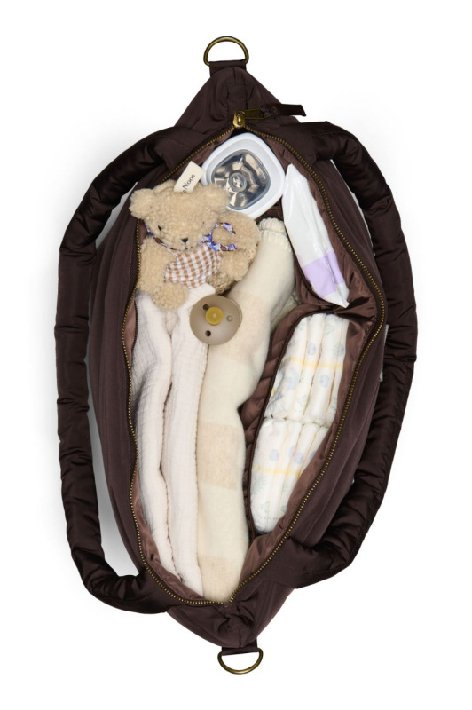 STUDIO NOOS - Puffy DIAPER BAG - přebalovací taška | Brown 4